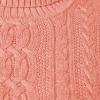 imageAmazon Essentials Womens Fisherman Cable Turtleneck Sweater Available in Plus SizeCoral Pink
