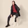 imageAmazon Essentials Womens Fisherman Cable Turtleneck Sweater Available in Plus SizeDark Red