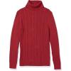 imageAmazon Essentials Womens Fisherman Cable Turtleneck Sweater Available in Plus SizeDark Red