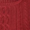imageAmazon Essentials Womens Fisherman Cable Turtleneck Sweater Available in Plus SizeDark Red