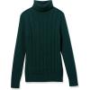 imageAmazon Essentials Womens Fisherman Cable Turtleneck Sweater Available in Plus SizeForest Green
