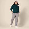imageAmazon Essentials Womens Fisherman Cable Turtleneck Sweater Available in Plus SizeForest Green