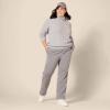 imageAmazon Essentials Womens Fisherman Cable Turtleneck Sweater Available in Plus SizeLight Grey Heather