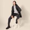 imageAmazon Essentials Womens Fisherman Cable Turtleneck Sweater Available in Plus SizeLight Grey Heather