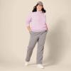 imageAmazon Essentials Womens Fisherman Cable Turtleneck Sweater Available in Plus SizeLight Pink