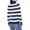 imageAmazon Essentials Womens Fisherman Cable Turtleneck Sweater Available in Plus SizeNavy White Rugby Stripe