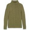 imageAmazon Essentials Womens Fisherman Cable Turtleneck Sweater Available in Plus SizeOlive