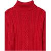 imageAmazon Essentials Womens Fisherman Cable Turtleneck Sweater Available in Plus SizeRed