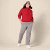 imageAmazon Essentials Womens Fisherman Cable Turtleneck Sweater Available in Plus SizeRed