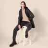 imageAmazon Essentials Womens Fisherman Cable Turtleneck Sweater Available in Plus SizeTaupe Heather