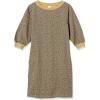 imageAmazon Essentials Womens Fleece Blouson Sleeve Boatneck Sweatshirt Dress Available in Plus SizeCamel Cheetah