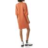 imageAmazon Essentials Womens Fleece Blouson Sleeve Boatneck Sweatshirt Dress Available in Plus SizeCaramel