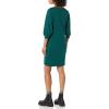 imageAmazon Essentials Womens Fleece Blouson Sleeve Boatneck Sweatshirt Dress Available in Plus SizeDark Green Heather