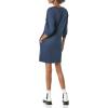 imageAmazon Essentials Womens Fleece Blouson Sleeve Boatneck Sweatshirt Dress Available in Plus SizeNavy