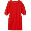 imageAmazon Essentials Womens Fleece Blouson Sleeve Boatneck Sweatshirt Dress Available in Plus SizeRed