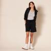 imageAmazon Essentials Womens Fleece High Rise Bermuda Shorts Plus Size AvailableBlack