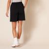 imageAmazon Essentials Womens Fleece High Rise Bermuda Shorts Plus Size AvailableBlack