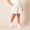 imageAmazon Essentials Womens Fleece High Rise Bermuda Shorts Plus Size AvailableEggshell White