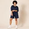 imageAmazon Essentials Womens Fleece High Rise Bermuda Shorts Plus Size AvailableNavy