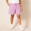 imageAmazon Essentials Womens Fleece High Rise Bermuda Shorts Plus Size AvailablePurple Mauve