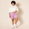 imageAmazon Essentials Womens Fleece High Rise Bermuda Shorts Plus Size AvailablePurple Mauve