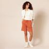 imageAmazon Essentials Womens Fleece High Rise Bermuda Shorts Plus Size AvailableTerracotta