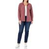 imageAmazon Essentials Womens FullZip Polar Fleece Jacket  Discontinued ColorsBurgundy Heather