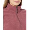 imageAmazon Essentials Womens FullZip Polar Fleece Jacket  Discontinued ColorsBurgundy Heather