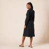 imageAmazon Essentials Womens Georgette Long Sleeve Midi Length Shirt DressBlack