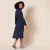 imageAmazon Essentials Womens Georgette Long Sleeve Midi Length Shirt DressNavy