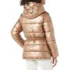 imageAmazon Essentials Womens Heavyweight Quilted Hooded Puffer Winter Jacket with Adjustable WaistMetallic Taupe