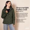 imageAmazon Essentials Womens Heavyweight Quilted LongSleeve Hooded Puffer Coat Available in Plus SizeDusty Blue