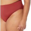 imageAmazon Essentials Womens High Waist High Leg Bikini BottomBrick Red
