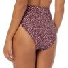 imageAmazon Essentials Womens High Waist High Leg Bikini BottomBrick Red Leopard
