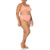 imageAmazon Essentials Womens High Waist High Leg Bikini BottomCoral Pink