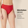 imageAmazon Essentials Womens High Waist High Leg Bikini BottomCoral Pink