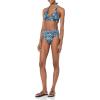 imageAmazon Essentials Womens High Waist High Leg Bikini BottomDeep Blue Paisley