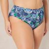 imageAmazon Essentials Womens High Waist High Leg Bikini BottomDeep Blue Paisley