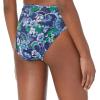 imageAmazon Essentials Womens High Waist High Leg Bikini BottomDeep Blue Paisley