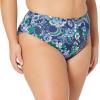 imageAmazon Essentials Womens High Waist High Leg Bikini BottomDeep Blue Paisley