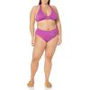 imageAmazon Essentials Womens High Waist High Leg Bikini BottomViolet