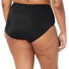 imageAmazon Essentials Womens High Waist High Leg Bikini BottomWashed Black