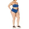 imageAmazon Essentials Womens High Waist Swim Bottom Available in Plus SizeDeep Blue