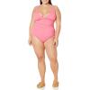 imageAmazon Essentials Womens High Waist Swim Bottom Available in Plus SizeHot Pink