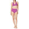 imageAmazon Essentials Womens High Waist Swim Bottom Available in Plus SizeViolet