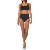 imageAmazon Essentials Womens High Waist Swim Bottom Available in Plus SizeWashed Black