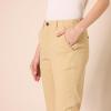 imageAmazon Essentials Womens HighRise RegularFit AnkleLength TaperedLeg Khaki PantTan