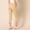 imageAmazon Essentials Womens HighRise RegularFit AnkleLength TaperedLeg Khaki PantTan
