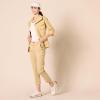imageAmazon Essentials Womens HighRise RegularFit AnkleLength TaperedLeg Khaki PantTan