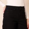 imageAmazon Essentials Womens HighRise RegularFit AnkleLength WideLeg JeanBlack